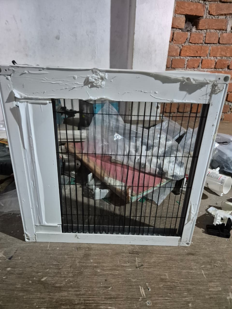 Stainless Steel Pleated Mosquito Net for Doors & Windows – Foldable Sliding Mesh