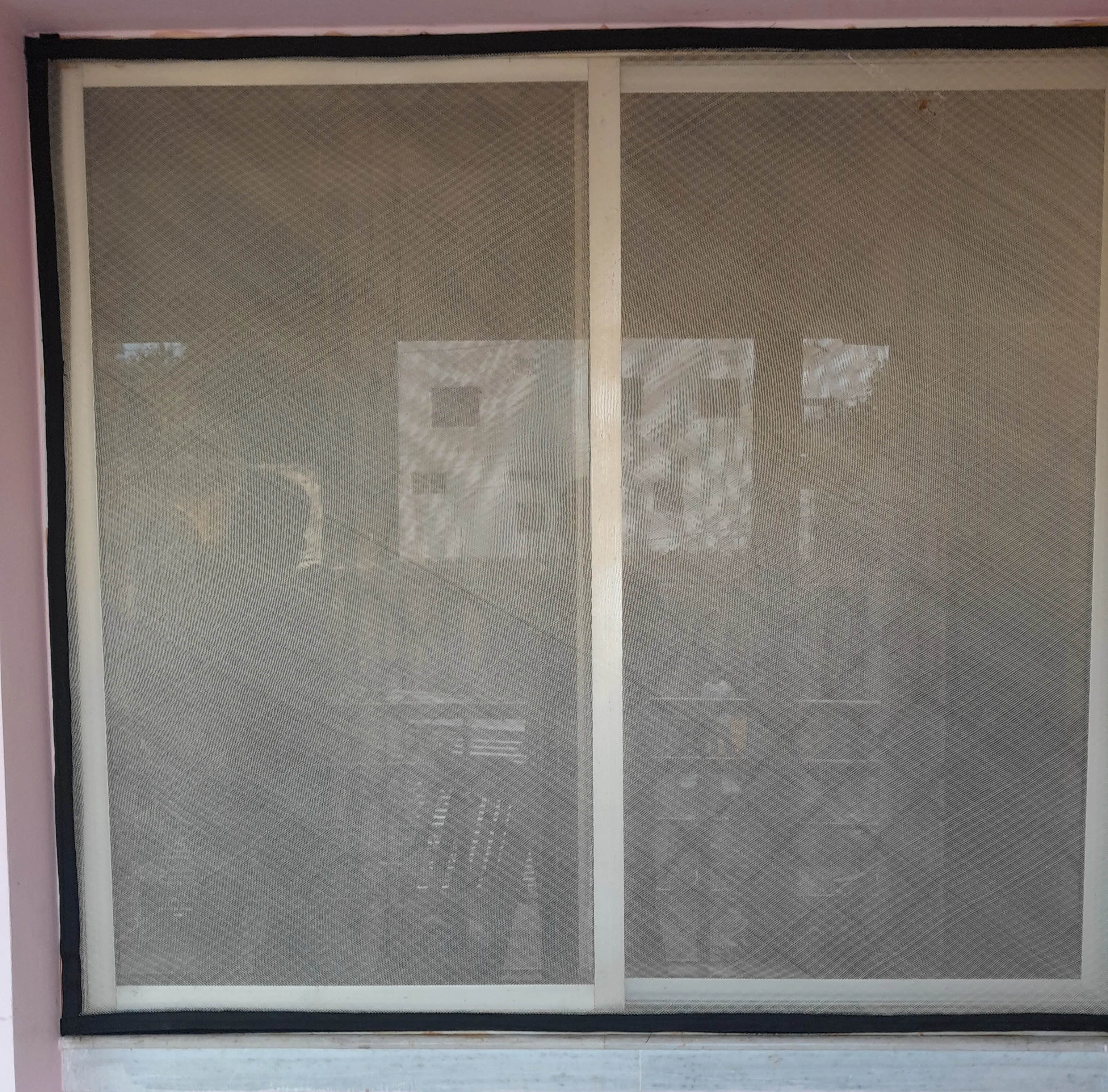Removable Velcro-based mosquito net for windows, easy installation, and insect protection - Velcro-Based Mosquito Net Windows